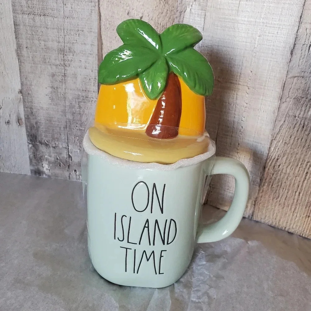 RAE DUNN | On Island Time Lidded Mug